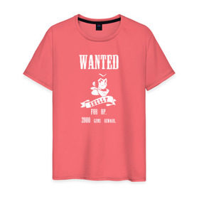 Мужская футболка хлопок с принтом Wanted Shelly в Екатеринбурге, 100% хлопок | прямой крой, круглый вырез горловины, длина до линии бедер, слегка спущенное плечо. | Тематика изображения на принте: 