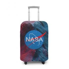 Чехол для чемодана 3D с принтом NASA в Екатеринбурге, 86% полиэфир, 14% спандекс | двустороннее нанесение принта, прорези для ручек и колес | galaxy | nasa | space | space company | star | астрономия | галактика | звезды | космическая компания | космос | наса