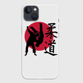 Чехол для iPhone 13 с принтом Дзюдо в Екатеринбурге,  |  | eastern | emblem | hieroglyph | japanese | judo | martial arts | red | sign | silhouette | sport | stencil | sun | symbol | wrestlers | wrestling | борцы | борьба | восточная | дзюдо | единоборства | знак | иероглиф | красное | силуэт | символ | солнце | 