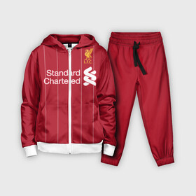 Детский костюм 3D с принтом Liverpool home 19 20 в Екатеринбурге,  |  | champions | england | league | liverpool | premier | англия | ливерпуль | лига | чемпионов