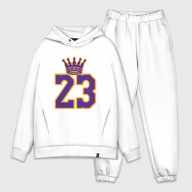 Мужской костюм хлопок OVERSIZE с принтом King James в Екатеринбурге,  |  | 23 | bryant | cleveland | coach | heat | james | johnson | king | kobe | lakers | lebron | los angeles | magic | miami | nba | player | sport | team | баскетбол | борода | брайант | джеймс | джонсон | игрок | калифорния | коби | король | корона 