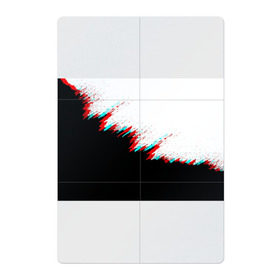 Магнитный плакат 2Х3 с принтом КРАСКА И НИЧЕГО ЛИШНЕГО в Екатеринбурге, Полимерный материал с магнитным слоем | 6 деталей размером 9*9 см | abstract | colors | glitch | lines | paints | pattern | stripes | texture | абстракция | глитч | краски | полосы | узор