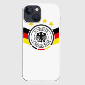 Чехол для iPhone 13 mini с принтом Сборная Германии в Екатеринбурге,  |  | deutsche | deutschland | die mannschaft | germany | германия | немецкая сборная | сборная | сборная гемании по футболу | сборная германии | форма | футбол