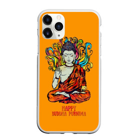 Чехол для iPhone 11 Pro матовый с принтом Happy Buddha Purnima в Екатеринбурге, Силикон |  | buddha | golden | happy | indian | kesa | lotus | monk | orange | ornament | pattern | pose | religion | shakyamuni | spiritual | te | будда | буддизм | духовный | золотой | индийский | кашая | кэса | лотос | оранжевый | орнамент | основатель | по