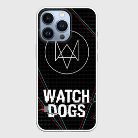 Чехол для iPhone 13 Pro с принтом WATCH DOGS в Екатеринбурге,  |  | action | ct os | ded sec | fox | gamer | glitch | hacker | player | watch dogs | watch dogs 2 | глитч | знак лиса | игра | компьютерная игра | хакер