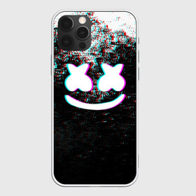 Чехол для iPhone 12 Pro Max с принтом MARSHMELLO GLITCH МАРШМЕЛЛО НЕОН в Екатеринбурге, Силикон |  | Тематика изображения на принте: dj | glitch | marshmello | usa | америка | глитч | клубная музыка | маршмелло | музыка | музыкант