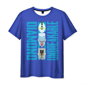 Мужская футболка 3D с принтом JoJo Bizarre Adventure в Екатеринбурге, 100% полиэфир | прямой крой, круглый вырез горловины, длина до линии бедер | anime | aureo | jojo | jojos | jojos bizarre adventure | vento | боевик | джоджо | иероглиф | манга | приключения | стиль | ужасы | фэнтези | япония