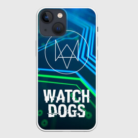 Чехол для iPhone 13 mini с принтом WATCH DOGS в Екатеринбурге,  |  | action | ct os | ded sec | fox | gamer | glitch | hacker | player | watch dogs | watch dogs 2 | глитч | знак лиса | игра | компьютерная игра | хакер