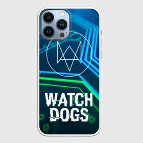 Чехол для iPhone 13 Pro Max с принтом WATCH DOGS в Екатеринбурге,  |  | Тематика изображения на принте: action | ct os | ded sec | fox | gamer | glitch | hacker | player | watch dogs | watch dogs 2 | глитч | знак лиса | игра | компьютерная игра | хакер