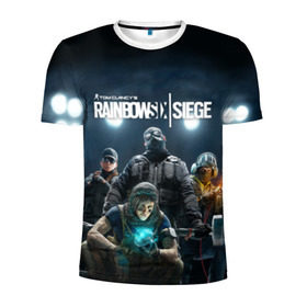 Мужская футболка 3D спортивная с принтом Tom Clancy’s Rainbow Six Siege в Екатеринбурге, 100% полиэстер с улучшенными характеристиками | приталенный силуэт, круглая горловина, широкие плечи, сужается к линии бедра | 6 | 9 | ash | castle | clancy’s | doc | fbi | gamer | gign | gsg | montagne | rainbow | rook | sas | shooter | siege | six | swat | thermite | tom | twitch | ubisoft | осада | радуга | спецназ | шутер
