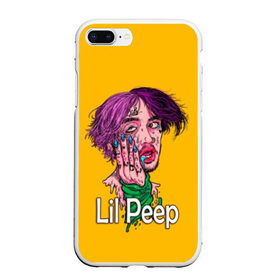 Чехол для iPhone 7Plus/8 Plus матовый с принтом Lil Peep в Екатеринбурге, Силикон | Область печати: задняя сторона чехла, без боковых панелей | awful things | gustav | lil peep | густав ор | клауд | клауд рэп | лил | лили | певец | пееп | пеп | пип | пост эмо | реп | репер | рэп | рэпер | трэп | хип | хип хоп | хоп | эмо трэп