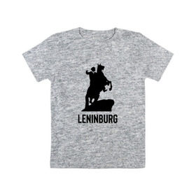Детская футболка хлопок с принтом Ленинбург в Екатеринбурге, 100% хлопок | круглый вырез горловины, полуприлегающий силуэт, длина до линии бедер | lenin | leninburg | ленин | ленинбург