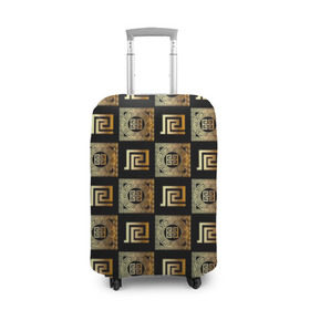Чехол для чемодана 3D с принтом gold в Екатеринбурге, 86% полиэфир, 14% спандекс | двустороннее нанесение принта, прорези для ручек и колес | fashion | luxury | texture | дорогая | дорогой | золото | люкс | паттерн | роскошь | серебро | стиль | стильная | текстура