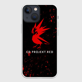 Чехол для iPhone 13 mini с принтом CD RPOJECT RED в Екатеринбурге,  |  | 2019 | cd project red | cyberpunk 2077 | future | hack | night city | samurai | sci fi | андроиды | безумие | будущее | киберпанк 2077 | логотип | роботы | самураи | фантастика | цифры