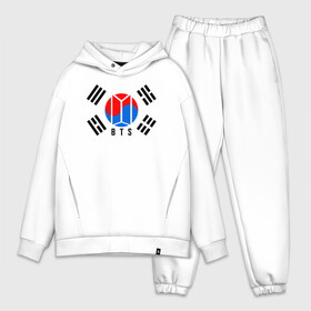 Мужской костюм хлопок OVERSIZE с принтом BTS KOREA в Екатеринбурге,  |  | bangtan boys | bt21 | bts | bts army | bts stickers | j hope | jimin | jin | jungkook | k pop | korea | rap monster | rapmon | suga | v | бтс | корея | стикеры bts