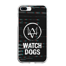 Чехол для iPhone 7Plus/8 Plus матовый с принтом WATCH DOGS в Екатеринбурге, Силикон | Область печати: задняя сторона чехла, без боковых панелей | action | ct os | ded sec | fox | game | gamer | glitch | hacker | player | watch dogs | watch dogs 2 | глитч | знак лиса | игра | компьютерная игра | маркус | хакер