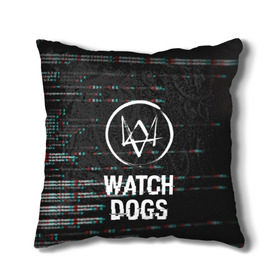 Подушка 3D с принтом WATCH DOGS в Екатеринбурге, наволочка – 100% полиэстер, наполнитель – холлофайбер (легкий наполнитель, не вызывает аллергию). | состоит из подушки и наволочки. Наволочка на молнии, легко снимается для стирки | Тематика изображения на принте: action | ct os | ded sec | fox | game | gamer | glitch | hacker | player | watch dogs | watch dogs 2 | глитч | знак лиса | игра | компьютерная игра | маркус | хакер