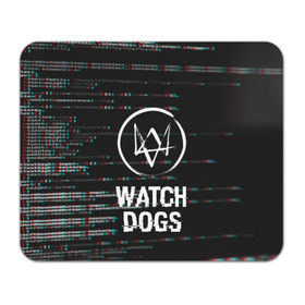 Коврик для мышки прямоугольный с принтом WATCH DOGS в Екатеринбурге, натуральный каучук | размер 230 х 185 мм; запечатка лицевой стороны | Тематика изображения на принте: action | ct os | ded sec | fox | game | gamer | glitch | hacker | player | watch dogs | watch dogs 2 | глитч | знак лиса | игра | компьютерная игра | маркус | хакер