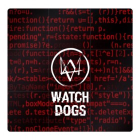 Магнитный плакат 3Х3 с принтом WATCH DOGS в Екатеринбурге, Полимерный материал с магнитным слоем | 9 деталей размером 9*9 см | Тематика изображения на принте: action | ct os | ded sec | fox | game | gamer | glitch | hacker | player | watch dogs | watch dogs 2 | глитч | знак лиса | игра | компьютерная игра | маркус | хакер