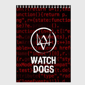 Скетчбук с принтом WATCH DOGS в Екатеринбурге, 100% бумага
 | 48 листов, плотность листов — 100 г/м2, плотность картонной обложки — 250 г/м2. Листы скреплены сверху удобной пружинной спиралью | action | ct os | ded sec | fox | game | gamer | glitch | hacker | player | watch dogs | watch dogs 2 | глитч | знак лиса | игра | компьютерная игра | маркус | хакер