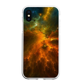 Чехол для iPhone XS Max матовый с принтом Cosmos в Екатеринбурге, Силикон | Область печати: задняя сторона чехла, без боковых панелей | cosmos | galaxy | nebula | space | star | абстракция | вселенная | галактика | звезда | звезды | космический | планеты