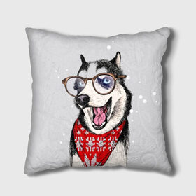 Подушка 3D с принтом Хаски в Екатеринбурге, наволочка – 100% полиэстер, наполнитель – холлофайбер (легкий наполнитель, не вызывает аллергию). | состоит из подушки и наволочки. Наволочка на молнии, легко снимается для стирки | animal | blue | breed | dog | drawing | eyes | graphic | husky | jaws | knitted | open | ornament | pattern | shawl | snow | winter | вязаный | глаза | голубые | графический | животное | зима | орнамент | открытая | очки | платок | порода | рису