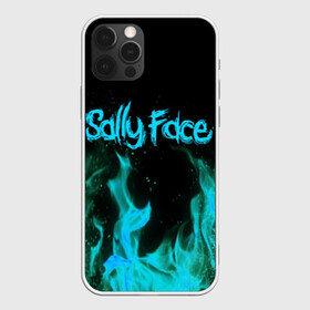 Чехол для iPhone 12 Pro с принтом SALLY FACE FIRE в Екатеринбурге, силикон | область печати: задняя сторона чехла, без боковых панелей | face | fire | game | horror | larry | sally | sally face | sanity s fall | игра | ларри | мальчик с протезом | огонь | салли | салли фейс | ужасы