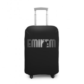 Чехол для чемодана 3D с принтом EMINEM в Екатеринбурге, 86% полиэфир, 14% спандекс | двустороннее нанесение принта, прорези для ручек и колес | eminem | rap | актёр | американский рэпер | композитор | маршалл | продюсер | рэп | рэпер | эминем