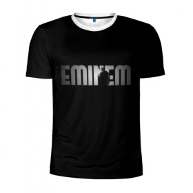 Мужская футболка 3D спортивная с принтом EMINEM в Екатеринбурге, 100% полиэстер с улучшенными характеристиками | приталенный силуэт, круглая горловина, широкие плечи, сужается к линии бедра | eminem | rap | актёр | американский рэпер | композитор | маршалл | продюсер | рэп | рэпер | эминем