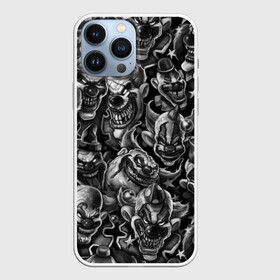 Чехол для iPhone 13 Pro Max с принтом Злые Клоуны в Екатеринбурге,  |  | black | graffiti | horror | stickerbombing | tatu | urban | white | граффити | зло | клоун | клоуны | комикс | мода | стикер | стикербомбинг | стиль | тату | татуировки | тренд | ужас | улыбка | урбан | хоррор | черно белые