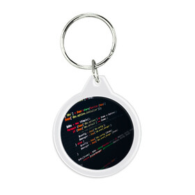 Брелок круглый с принтом ПРОГРАММИСТ в Екатеринбурге, пластик и полированная сталь | круглая форма, металлическое крепление в виде кольца | anonymus | cod | hack | hacker | it | program | texture | айти | аноним | анонимус | взлом | код | кодинг | программа | программист | текстура | хак | хакер