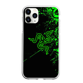 Чехол для iPhone 11 Pro Max матовый с принтом RAZER в Екатеринбурге, Силикон |  | game | razer | texture | зеленый | игровое лого | игромания | игры | рэйзер | текстуры