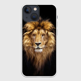 Чехол для iPhone 13 mini с принтом Лев в Екатеринбурге,  |  | african | animals | authority | big | cat | cool | head | illustration | indisputable | lion | mane | muzzle | supreme | swag | авторитет | африканский | большая | верховный | голова | грива | животные | иллюстрация | кошка | крутой | лев | непрер