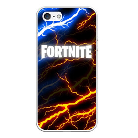 Чехол для iPhone 5/5S матовый с принтом FORTNITE STORM в Екатеринбурге, Силикон | Область печати: задняя сторона чехла, без боковых панелей | 2019 | armor | armour | cybersport | esport | fortnite | game | llama | logo | thunder | броня | игра | киберспорт | лама | молнии | фиолетовый | фирменные цвета | фортнайт