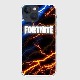 Чехол для iPhone 13 mini с принтом FORTNITE STORM в Екатеринбурге,  |  | 2019 | armor | armour | cybersport | esport | fortnite | game | llama | logo | thunder | броня | игра | киберспорт | лама | молнии | фиолетовый | фирменные цвета | фортнайт