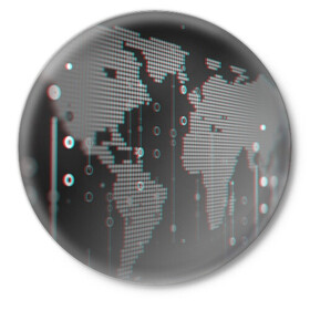 Значок с принтом ПРОГРАММИСТ в Екатеринбурге,  металл | круглая форма, металлическая застежка в виде булавки | anonymus | cod | hack | hacker | it | program | texture | айти | аноним | анонимус | взлом | код | кодинг | программа | программист | текстура | хак | хакер