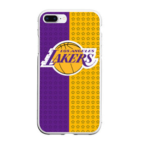 Чехол для iPhone 7Plus/8 Plus матовый с принтом Lakers (1) в Екатеринбурге, Силикон | Область печати: задняя сторона чехла, без боковых панелей | ball | basket | basketball | kobu | lakers | lebron | los angeles | баскетбол | коюи | леброн | лейкерс | лос анджелис