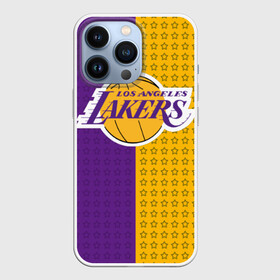 Чехол для iPhone 13 Pro с принтом Lakers (1) в Екатеринбурге,  |  | ball | basket | basketball | kobu | lakers | lebron | los angeles | баскетбол | коюи | леброн | лейкерс | лос анджелис