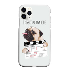 Чехол для iPhone 11 Pro матовый с принтом I direct my own life в Екатеринбурге, Силикон |  | animal | board | direct | dog | his | i | life | pug | slate | the inscription | грифельная | доска | животное | жизнь | мопс | надпись | направляю | свою | собака | я