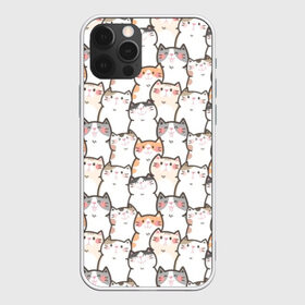 Чехол для iPhone 12 Pro Max с принтом Кошки в Екатеринбурге, Силикон |  | animal | cats | ears | funny | illustration | kittens | mustache | pink | ruddy | sad | весёлые | грустные | животное | иллюстрация | коты | котята | розовые | румяные | усы | уши