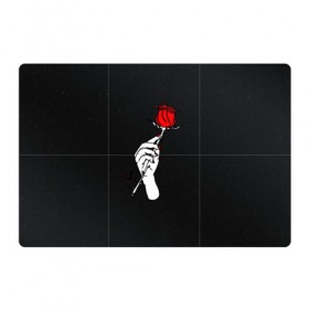 Магнитный плакат 3Х2 с принтом Lil Peep (Rose) в Екатеринбурге, Полимерный материал с магнитным слоем | 6 деталей размером 9*9 см | baby | broken | cry | lil | lil peep | peep | rap | rose | лил | лил пип | пип | реп | роза | сердце