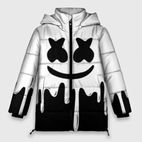 Женская зимняя куртка 3D с принтом MELLO BLACK x WHITE в Екатеринбурге, верх — 100% полиэстер; подкладка — 100% полиэстер; утеплитель — 100% полиэстер | длина ниже бедра, силуэт Оверсайз. Есть воротник-стойка, отстегивающийся капюшон и ветрозащитная планка. 

Боковые карманы с листочкой на кнопках и внутренний карман на молнии | Тематика изображения на принте: colors | dj | marshmello | paints | usa | абстракция | америка | звезда | клубная музыка | космический | краски | маршмелло | музыка | музыкант