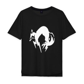 Мужская футболка хлопок Oversize METAL GEAR SOLID FOX купить в Екатеринбурге