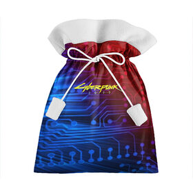 Подарочный 3D мешок с принтом Cyberpunk 2077 в Екатеринбурге, 100% полиэстер | Размер: 29*39 см | 2077 | cd projekt red | cyberpunk | cyberpunk 2077 | game | арт | будущее | видеоигра | игра | киберпанк 2077 | киборг | киборги