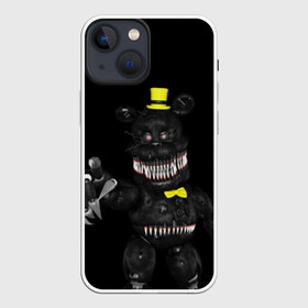 Чехол для iPhone 13 mini с принтом Five Nights At Freddys в Екатеринбурге,  |  | 5 ночей с фредди | five nights at freddys | foxy | аниматроники | игра | компьютерная игра | робот | фокси | фредди | фреди | чика