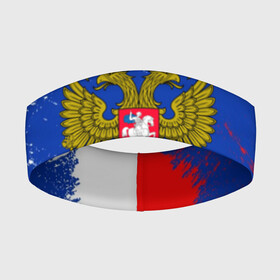 Повязка на голову 3D с принтом RUSSIA SPORT в Екатеринбурге,  |  | fc | football | football club | patriot | russia | sport | патриотизм | россия | спорт | спортивные | униформа | фирменные цвета | фк | футбол | футбольный клуб | я русский