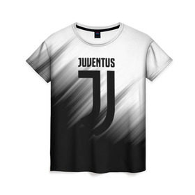 Женская футболка 3D с принтом JUVENTUS SPORT в Екатеринбурге, 100% полиэфир ( синтетическое хлопкоподобное полотно) | прямой крой, круглый вырез горловины, длина до линии бедер | cr7 | fc | football | football club | juve | juventus | ronaldo | sport | роналдо | спорт | спортивные | униформа | фирменные цвета | фк | футбол | футбольный клуб | ювентус