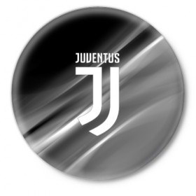 Значок с принтом JUVENTUS SPORT в Екатеринбурге,  металл | круглая форма, металлическая застежка в виде булавки | cr7 | fc | football | football club | juve | juventus | ronaldo | sport | роналдо | спорт | спортивные | униформа | фирменные цвета | фк | футбол | футбольный клуб | ювентус