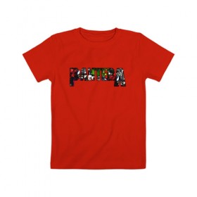 Детская футболка хлопок с принтом Pantera в Екатеринбурге, 100% хлопок | круглый вырез горловины, полуприлегающий силуэт, длина до линии бедер | alternative | hardcore | metal | newage | nu metal | pantera | progressive metal | punk | метал | пантера | рок | хардрок