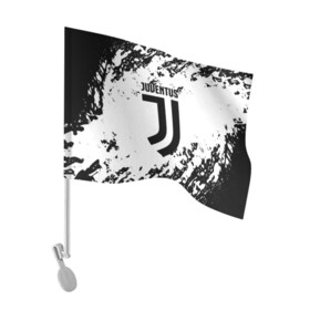 Флаг для автомобиля с принтом JUVENTUS в Екатеринбурге, 100% полиэстер | Размер: 30*21 см | cr7 | fc | football | football club | juve | juventus | ronaldo | sport | роналдо | спорт | спортивные | униформа | фирменные цвета | фк | футбол | футбольный клуб | ювентус